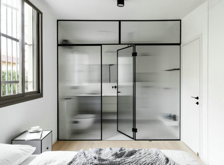 Drzwi szklane do łazienki